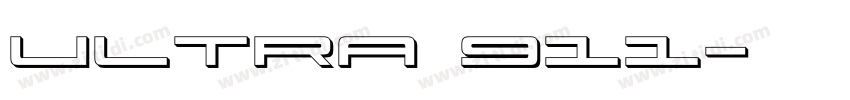 Ultra 911字体转换